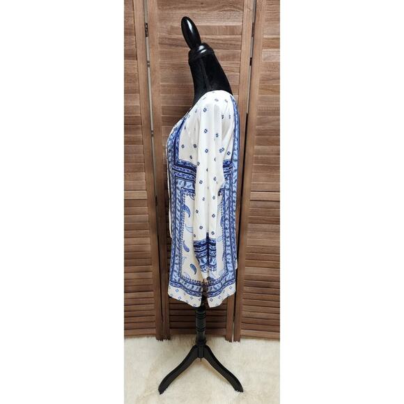 Tommy Bahama New Beach Cover-Up Small S Blue Tropical Paisley Swim Dress Resort - Picture 6 of 8